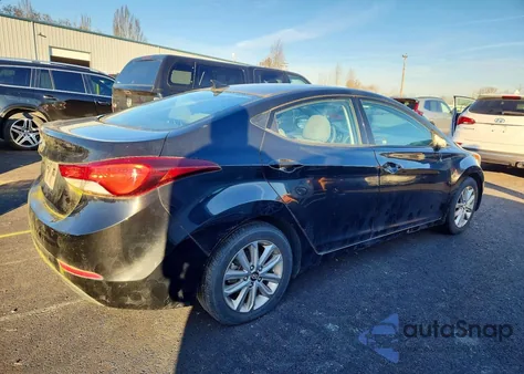 2015 Hyundai Elantra Se z USA, uszkodzony, nr VIN 5NPDH4AE6FH613862